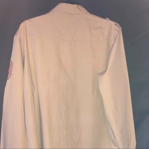 Tan Button Up Shirt - Picture 5 of 5